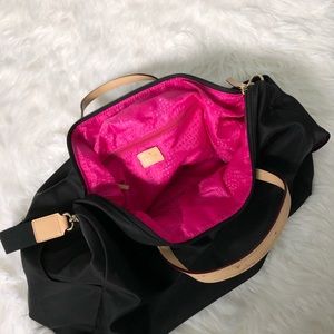 Kate spade black weekender bag in excellent cond